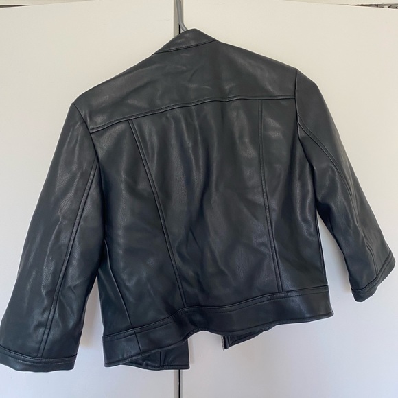 Zara Faux Leather Jacket - Picture 4 of 4